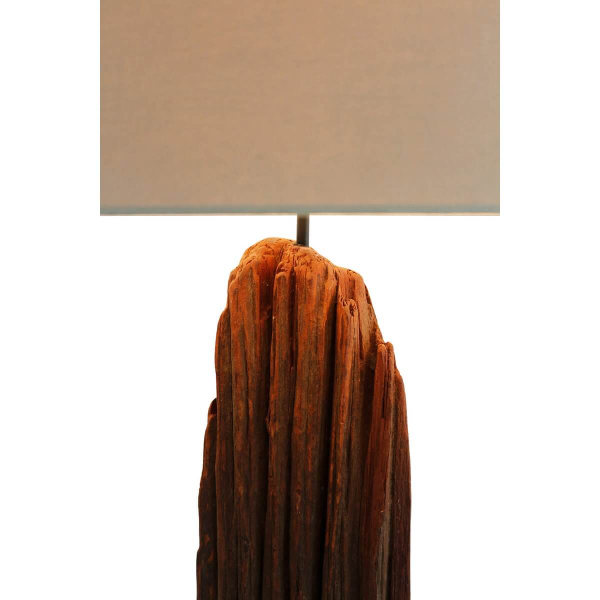 Stehleuchte Treibholz Natur/Weiß 175 cm - SalesFever