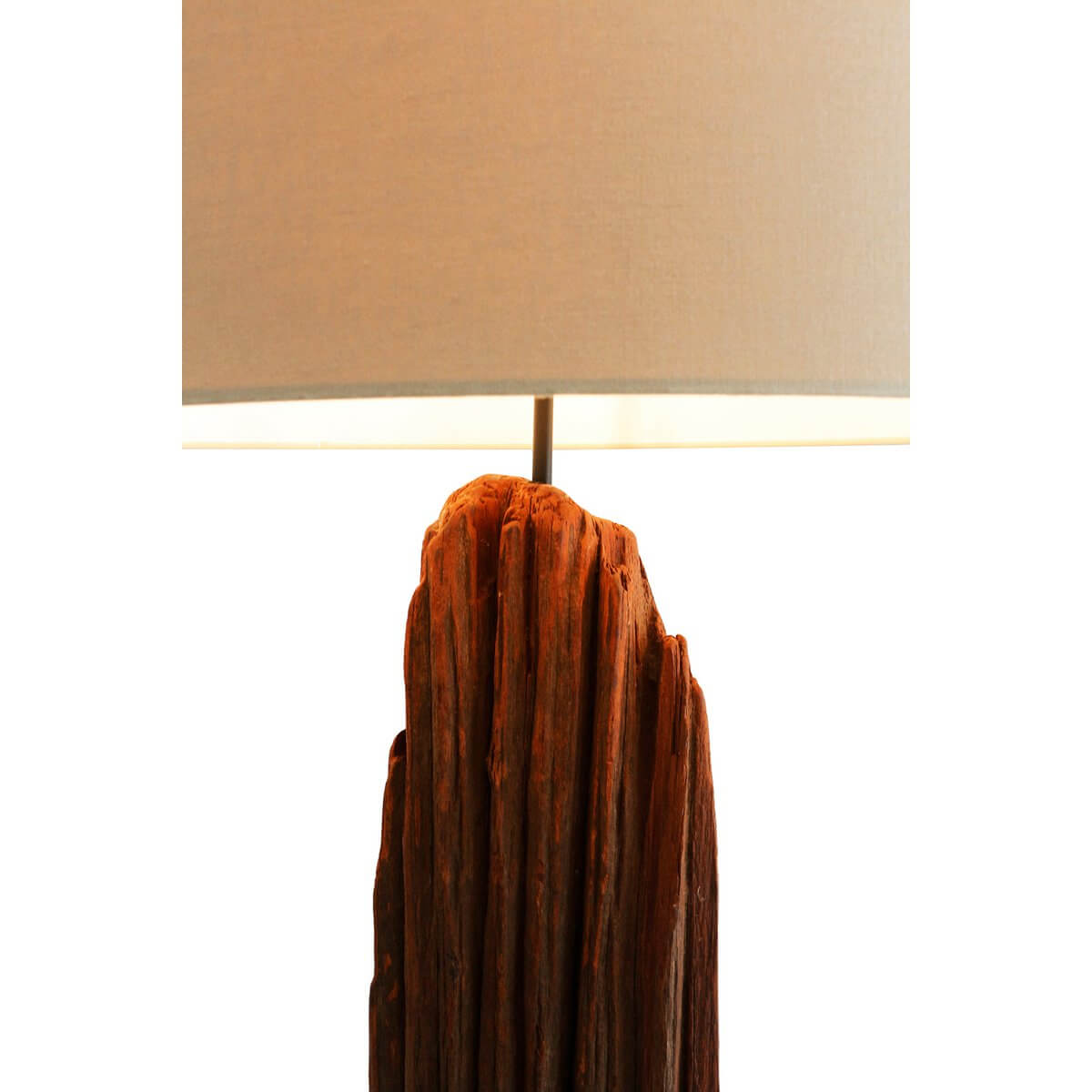 Stehleuchte Treibholz Natur/Weiß 175 cm - SalesFever