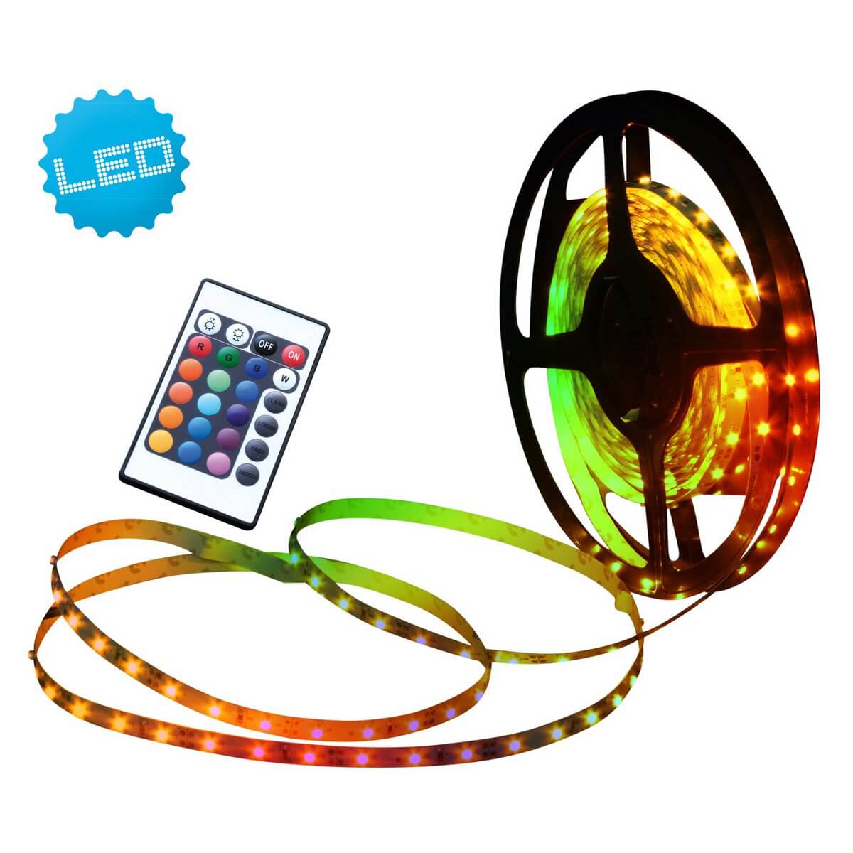 Stripe ledstrip RGB - dimbaar - 10 meter