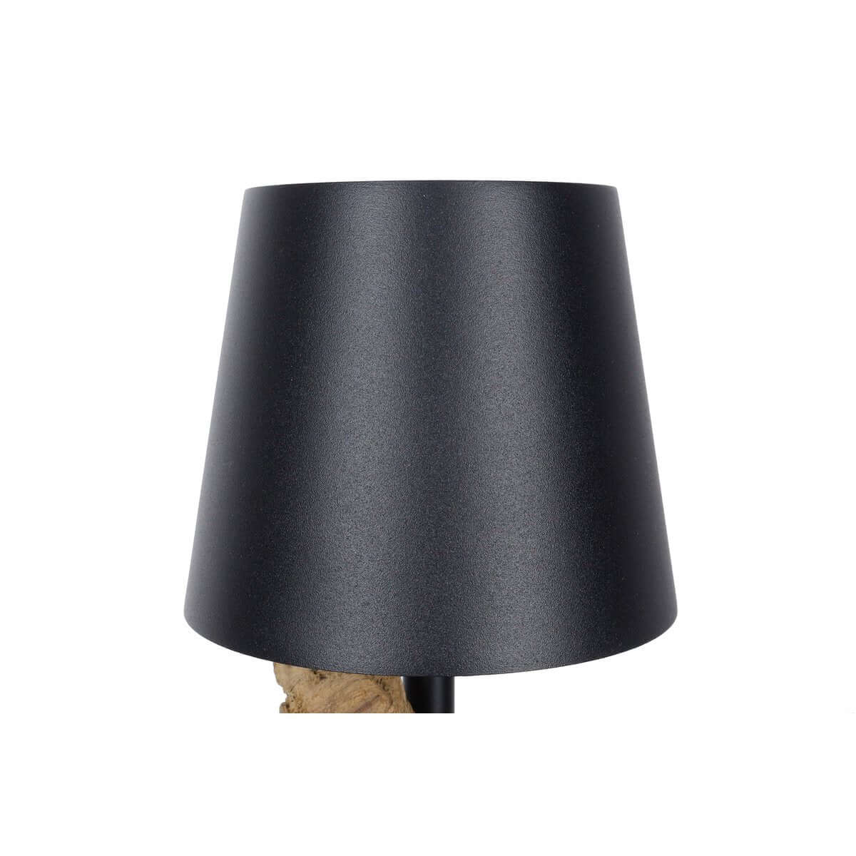 Tischleuchte 29 cm Natur/Schwarz mit LED-Akku - SalesFever