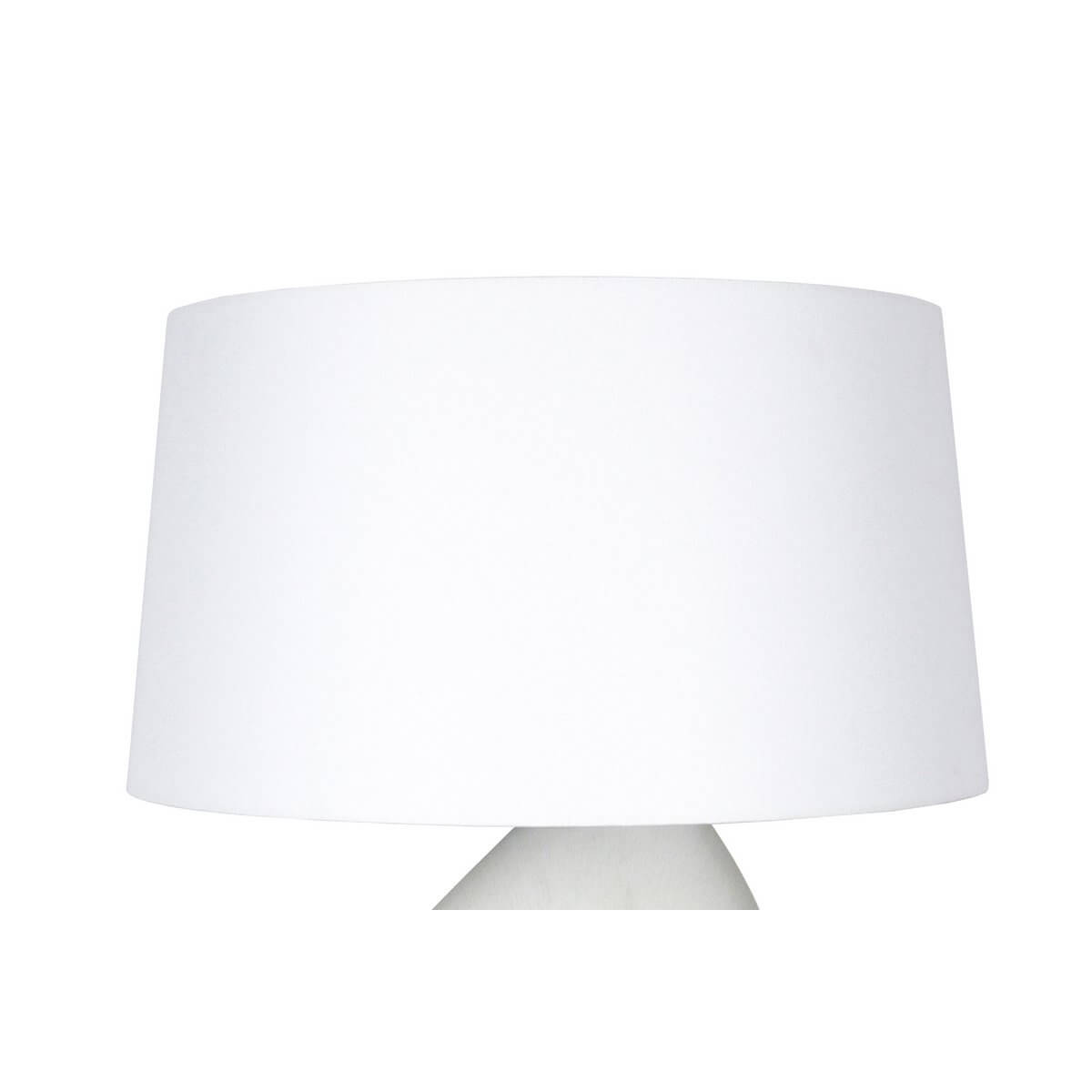 Table lamp ceramic/linen blue/white - SalesFever