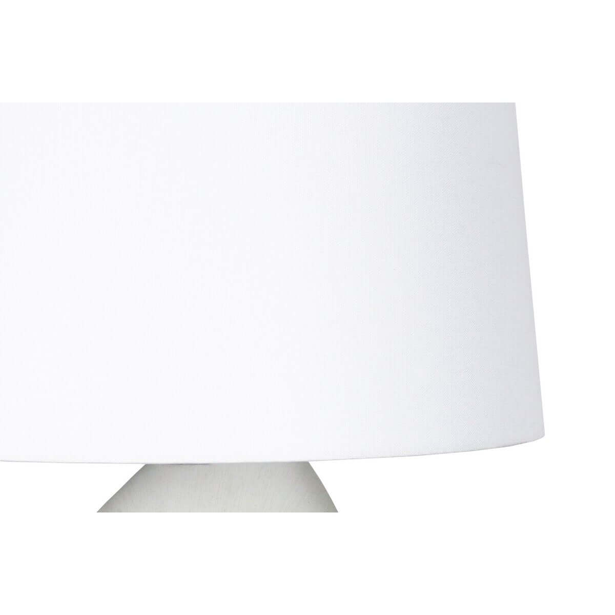 Table lamp ceramic/linen blue/white - SalesFever