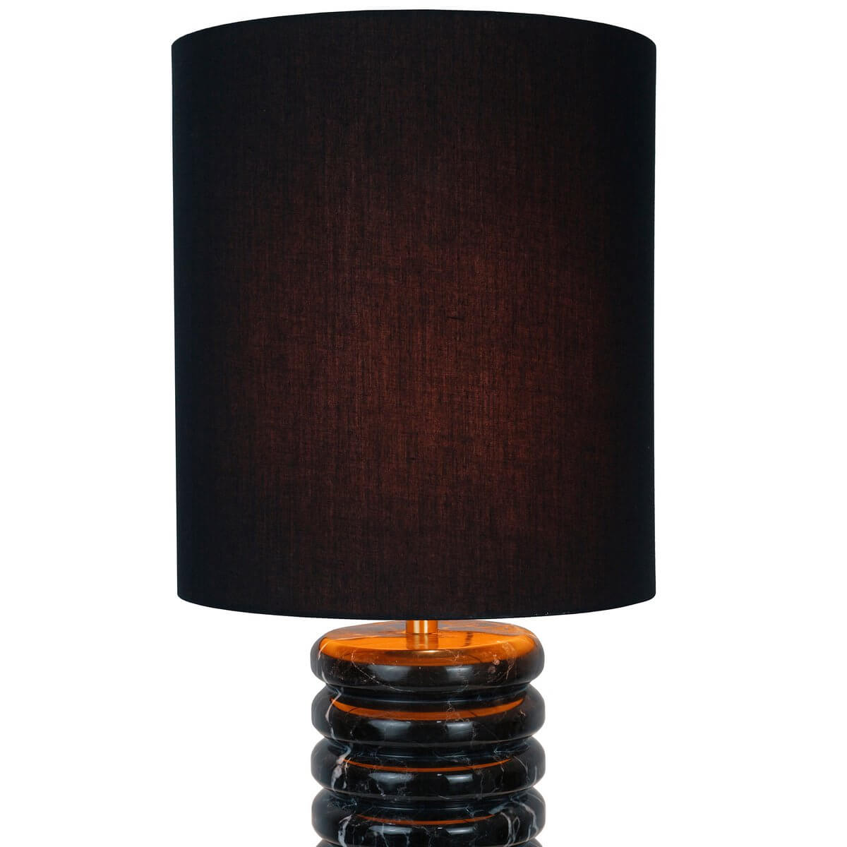 Table lamp marble/cotton black - SalesFever