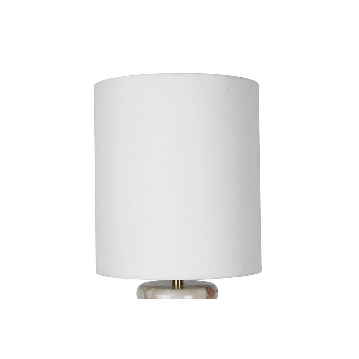 Table lamp marble/linen beige - SalesFever