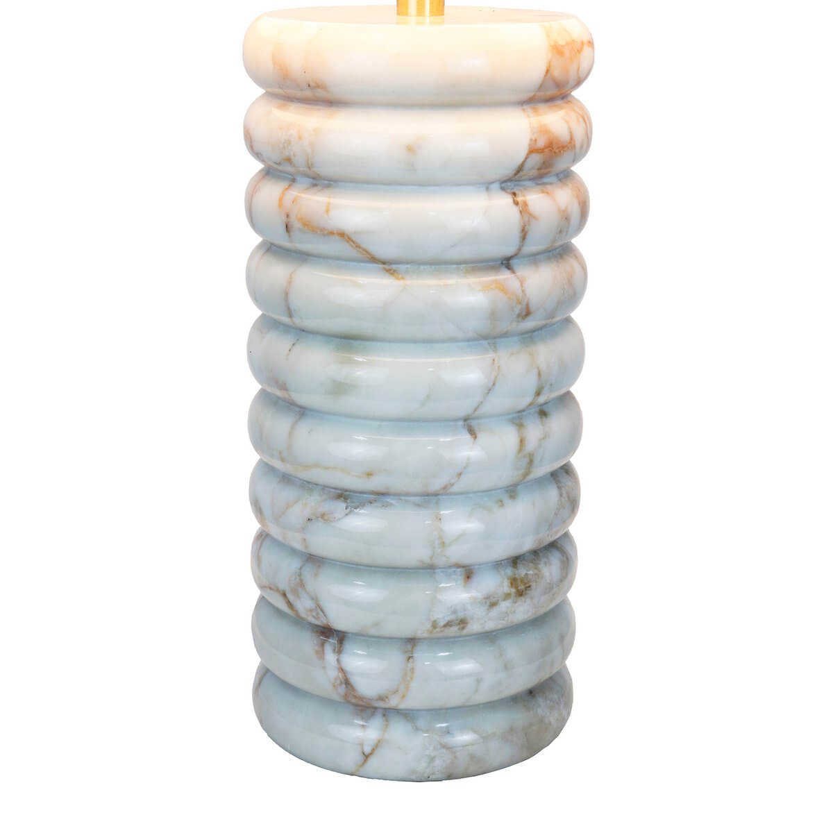Table lamp marble/linen beige - SalesFever