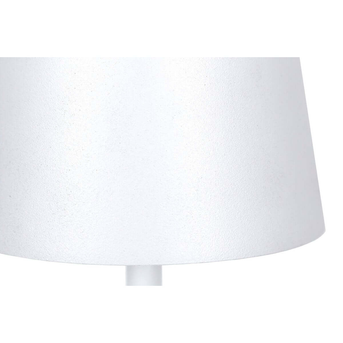 Tischleuchte 29 cm Natur/Weiß mit LED-Akku - SalesFever