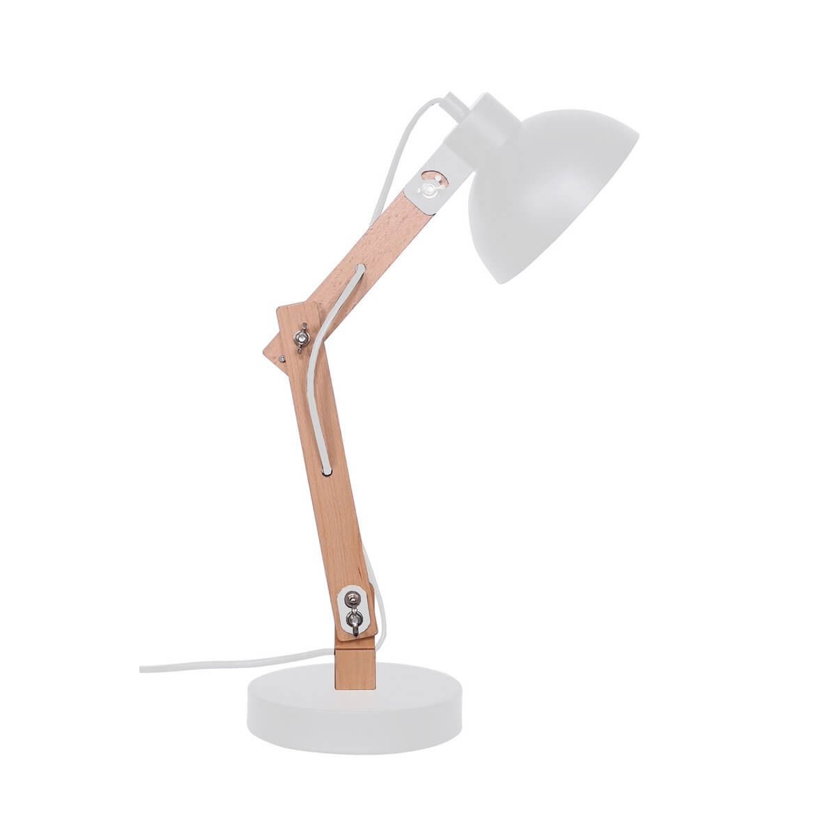 Table lamp Scandinavian white/natural - SalesFever