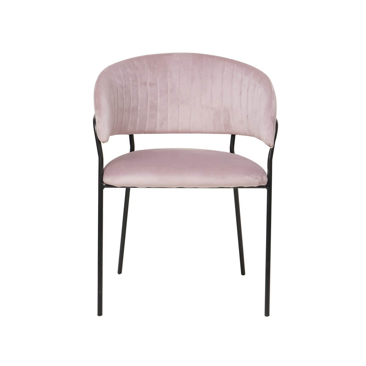 Chair velvet with back quilting rose - SalesFever