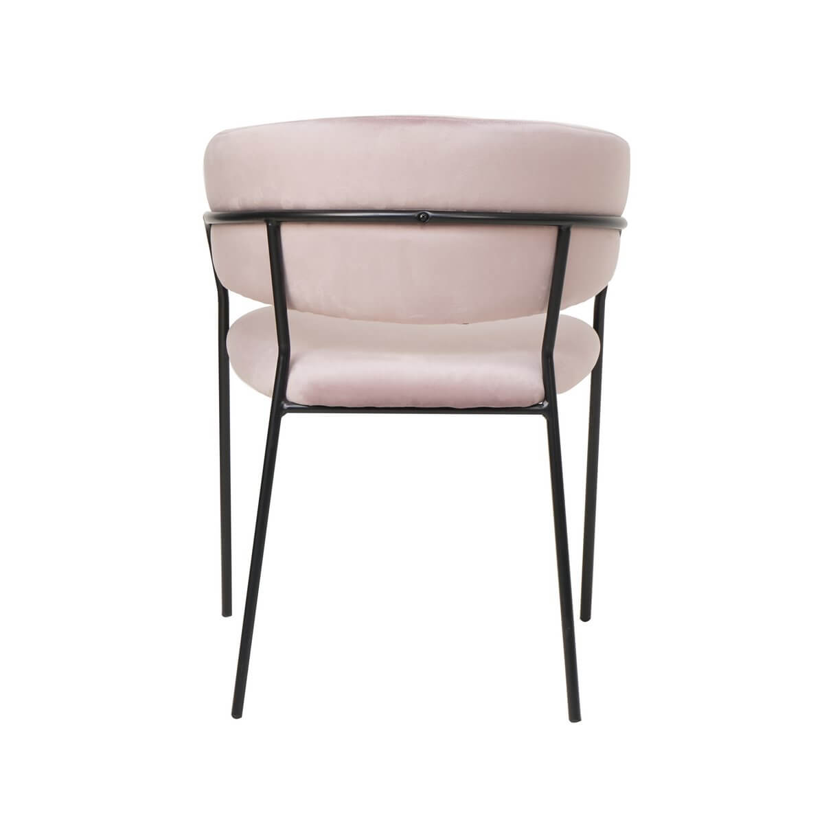 Chair velvet with back quilting rose - SalesFever