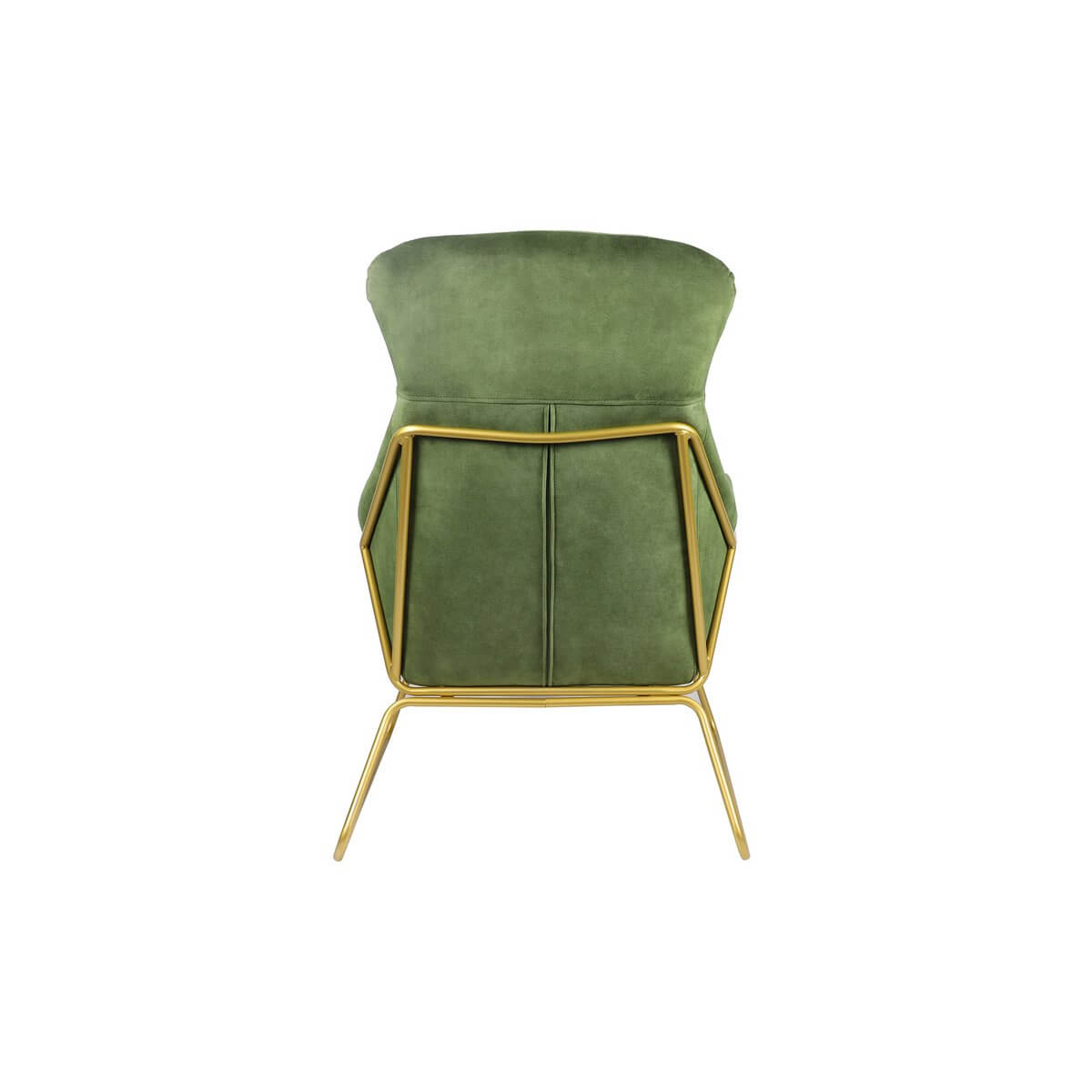 Velvet velor relax armchair green - SalesFever