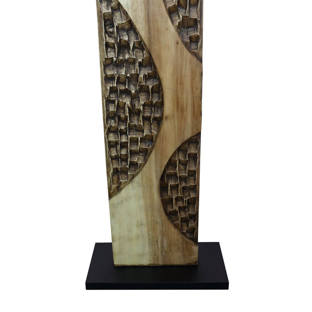 Stehleuchte Akazie/Leinen Natur 171 cm - SalesFever