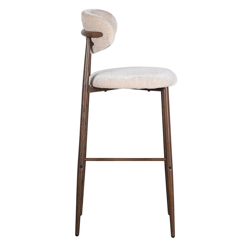 Japandi Bar Chair Tan (set van 2)