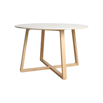Infinity ronde marmeren eettafel 120 cm