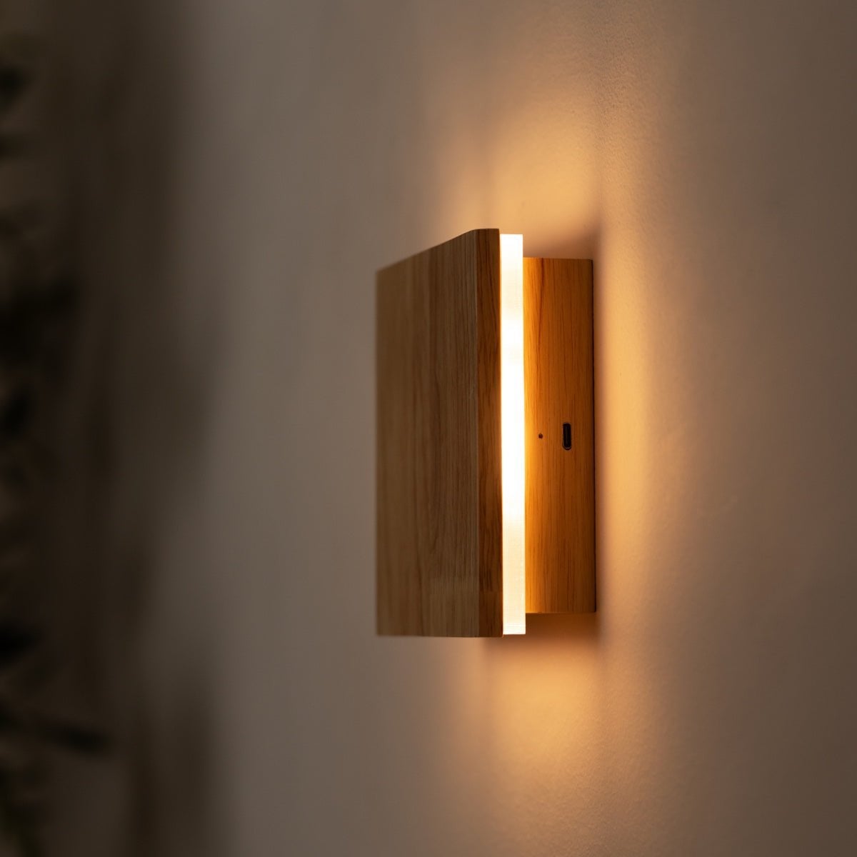 Lane Light Bruin Snoerloze Wandlamp | Oplaadbaar en dimbaar ontwerp