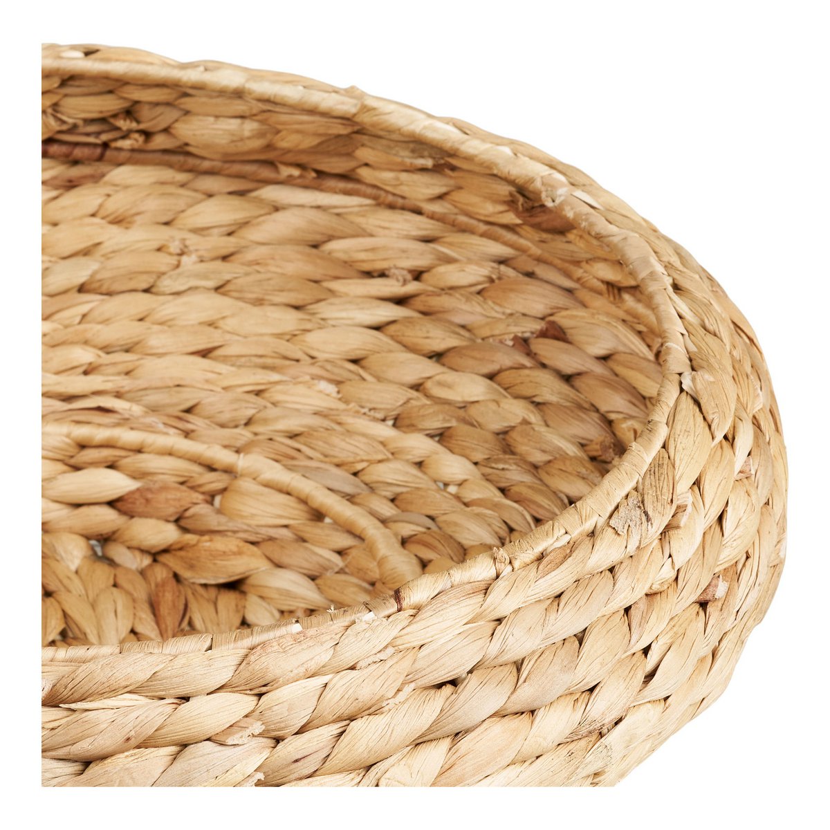 Frellesvig Dienblad, waterhyacint, naturel, ø40x12cm