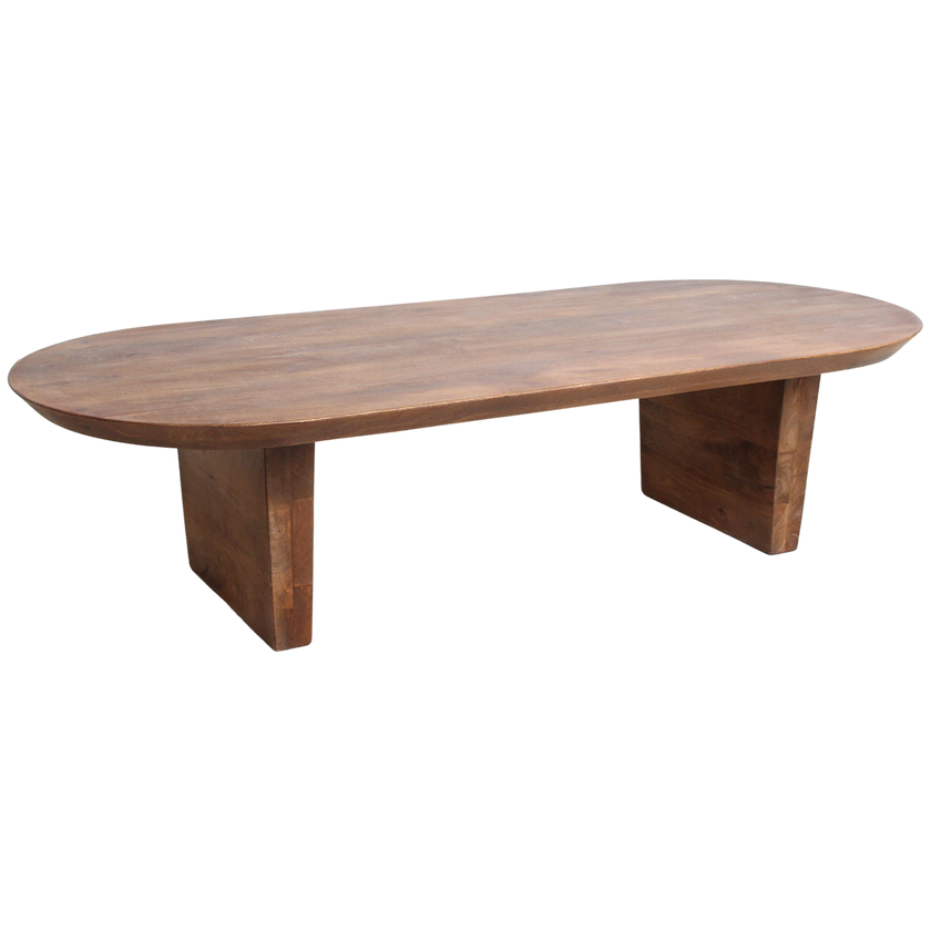 Bullnose salontafel bruin