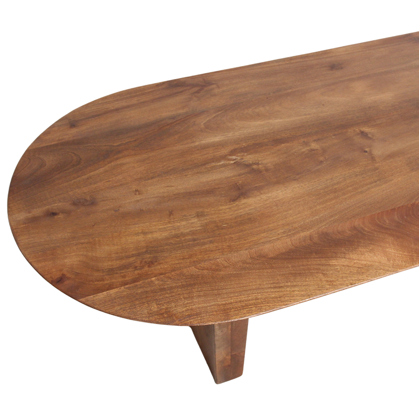 Bullnose salontafel bruin
