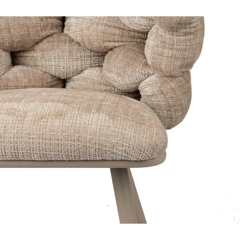 Rock stoelcrème (set van 2)