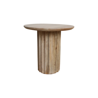 Bullnose bijzettafel naturel 50 cm