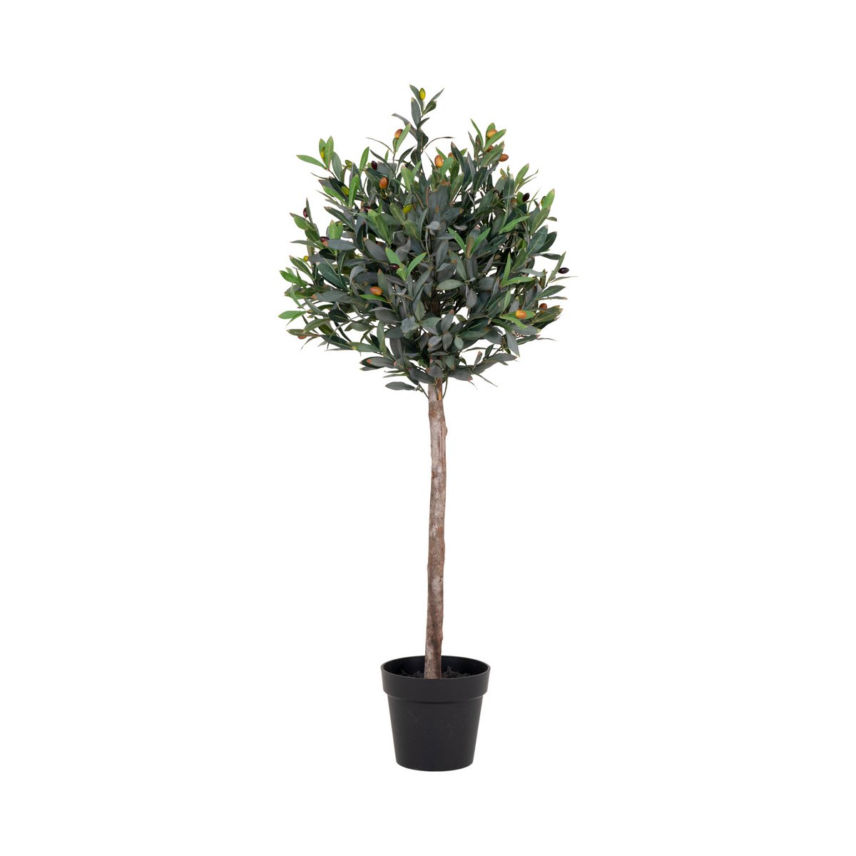 Olijfboom - Groen, PE kunststof/polyester, 43x47x120 cm