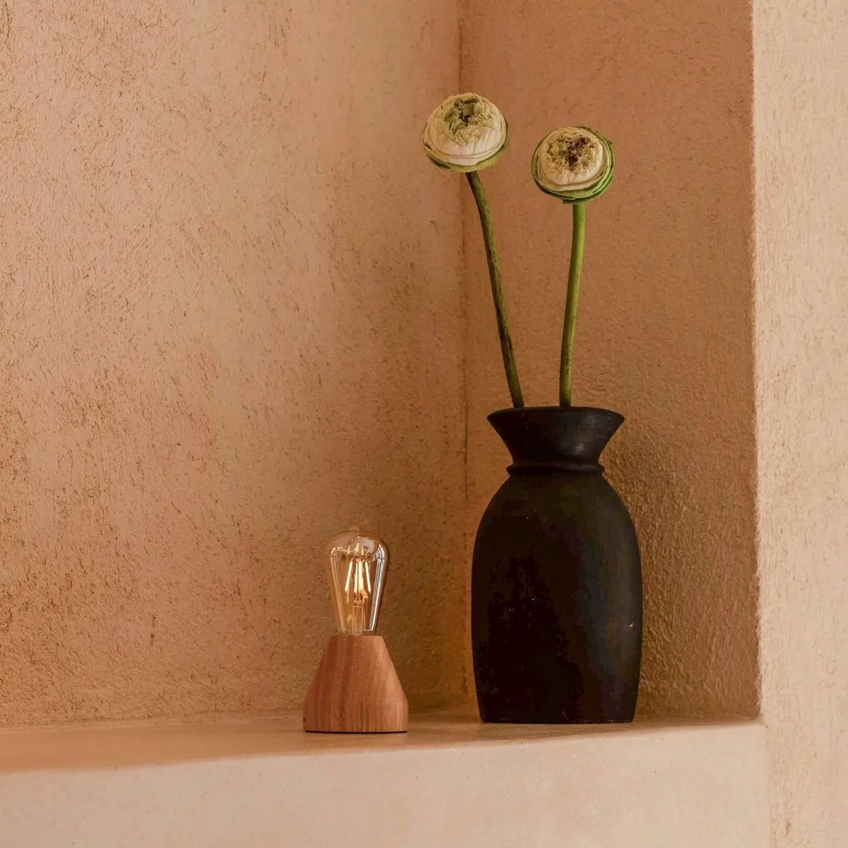 Zavi Lichtbruine Oplaadbare Tafellamp | LED, draadloos en batterijduur van 80 uur