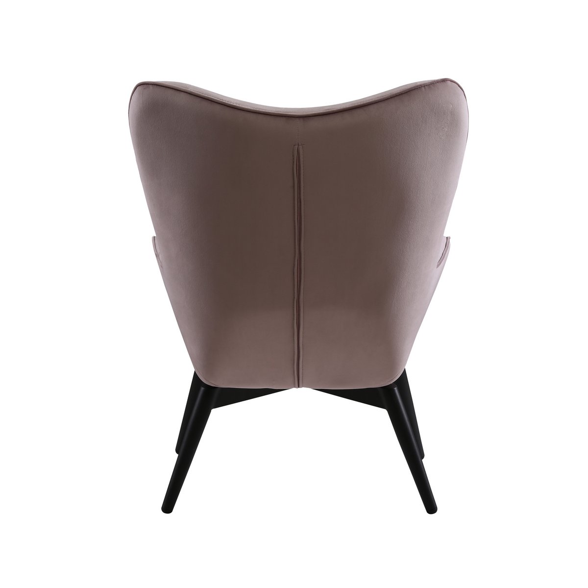 Moderne Fauteuil Roze met Zwart Metalen Frame – Fluweel & Sierknopen - SalesFever - Casanovio