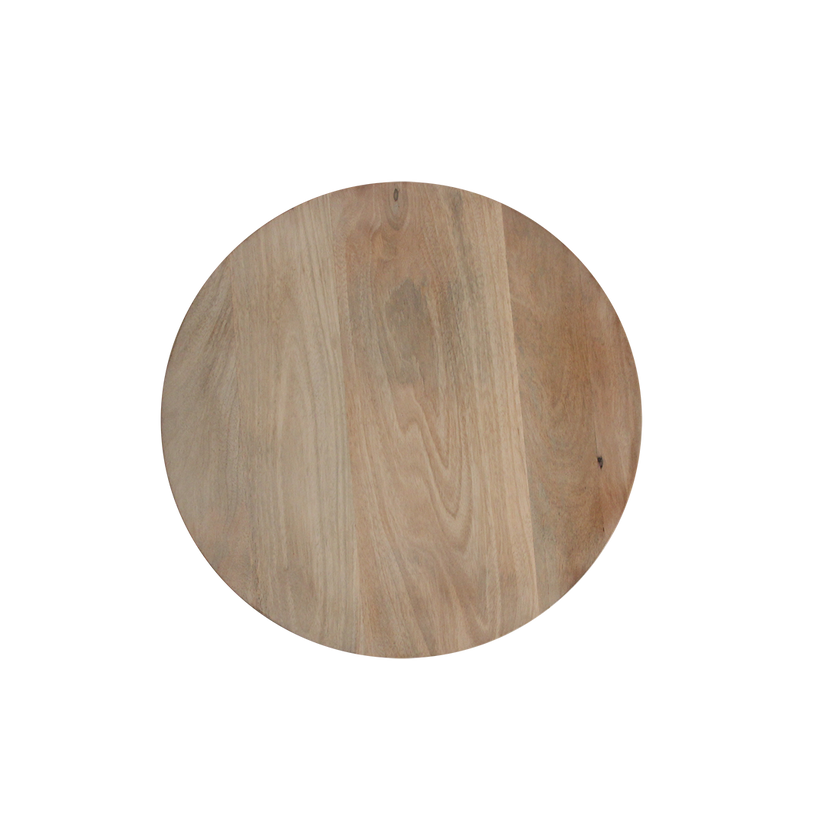 Bullnose bijzettafel naturel 50 cm