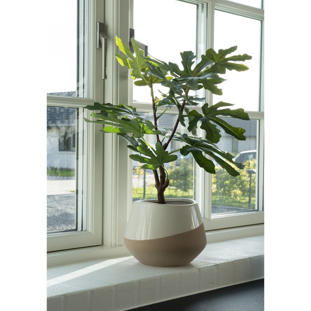 Vijgenboom - Groen, PE-kunststof, H:60 cm
