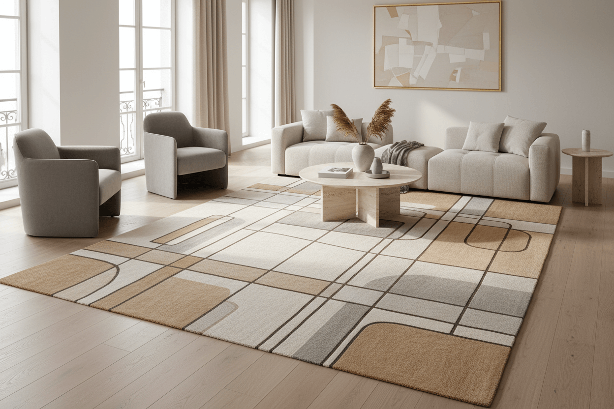 mooie woonkamertapijt